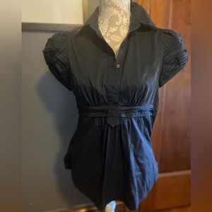 BCBG MAXAZRIA TOP navy blue